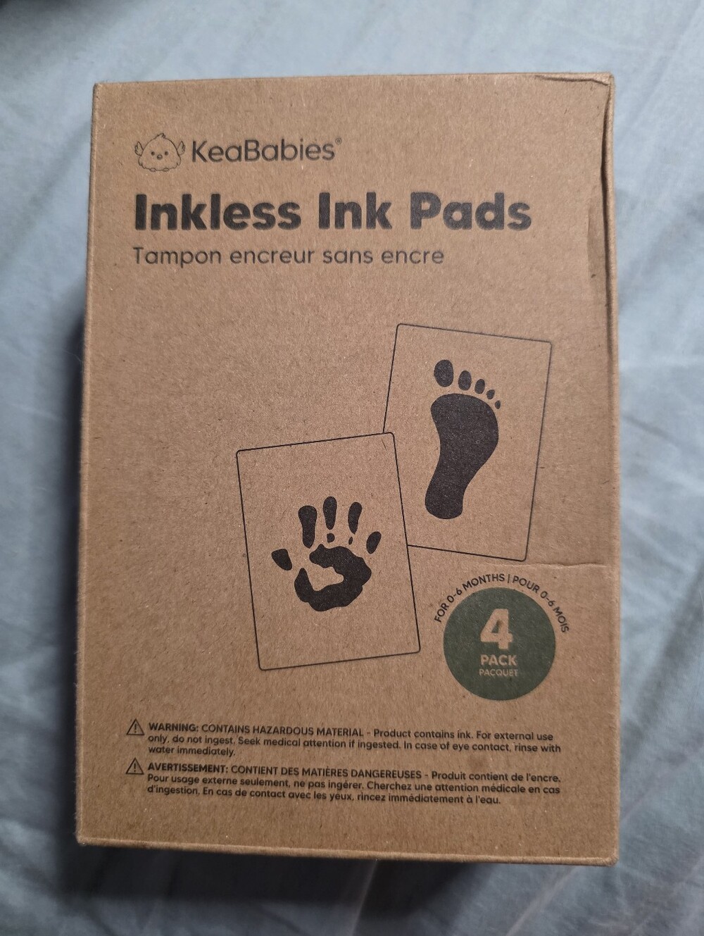 KeaBabies Inkless Ink Pads 3 Pack